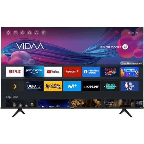 Hisense 65 Inch Smart 4K UHD Frameless TV 65A6K