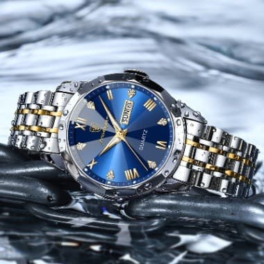 Men Quartz watch quality and waterproof