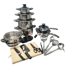 German 30pcs stainless steel cookware