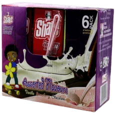 Kcc shake 6 pack 250ml assorted flavou