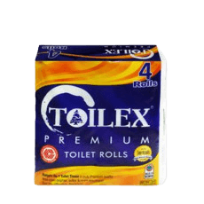 Toilex Toilet Tissue Premium White 4s