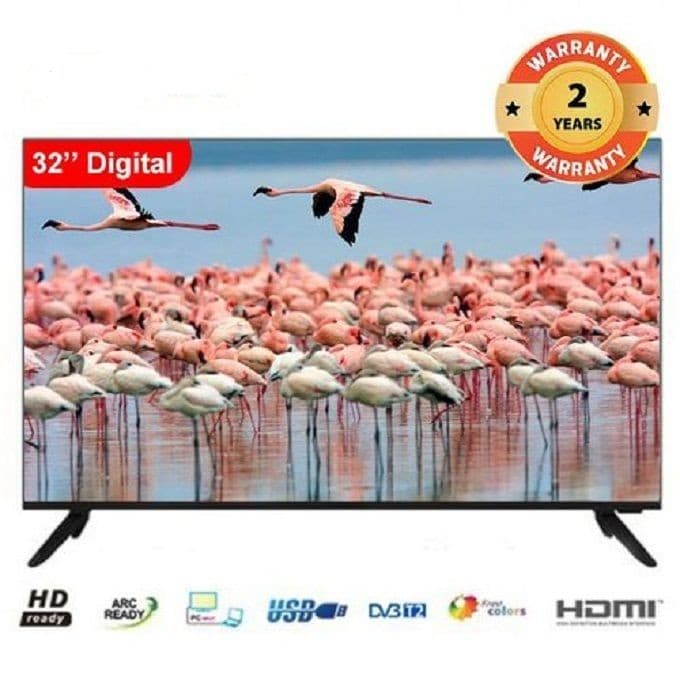 Vitron 32" - HD LED Digital TELEVISION (TV) - Black